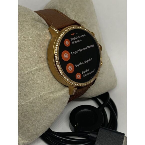 Fossil Gen 4 Authentic Digital Dial Smart Watch Custom Band FTW6021 ZA750 - Picture 4 of 12